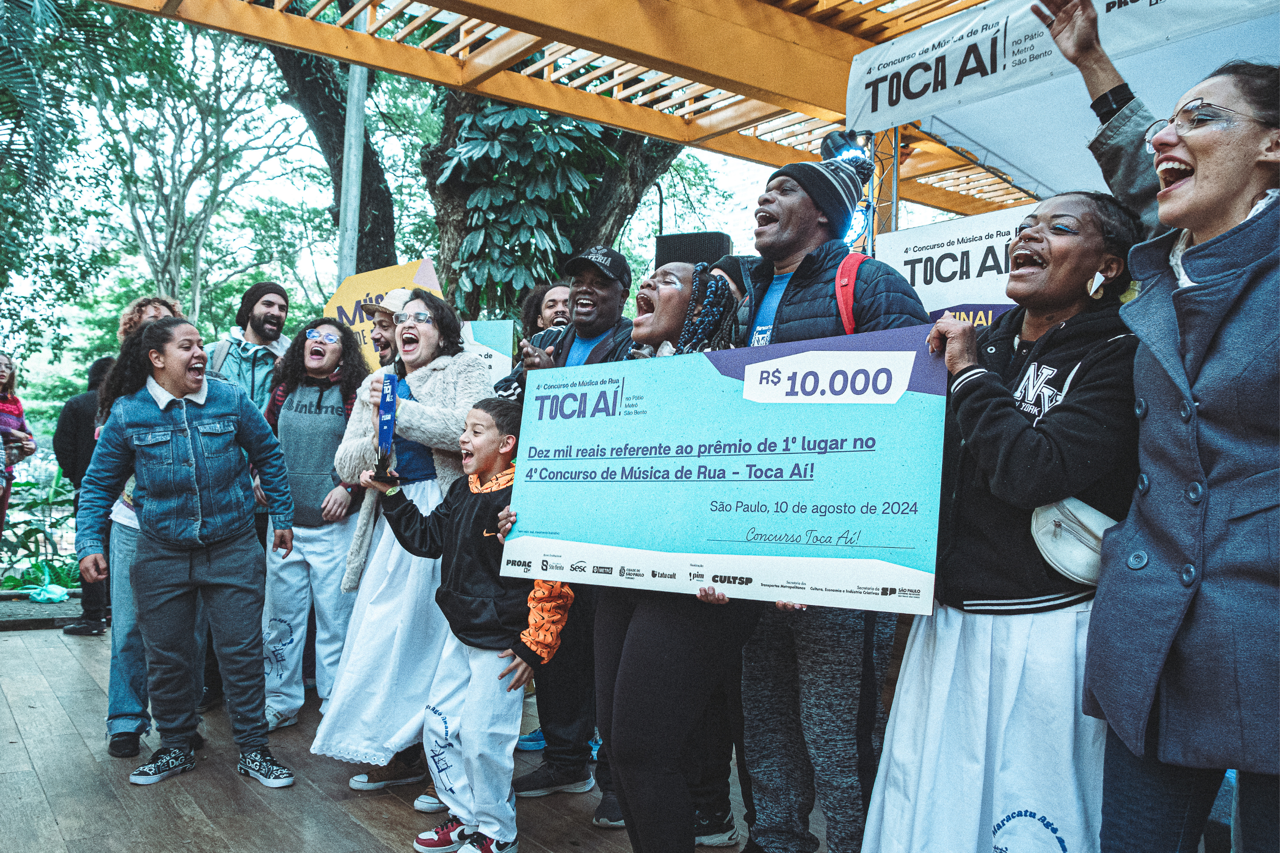 Maracatu Agô Anama vence 4ª edição do Concurso de Música de Rua Toca Aí!